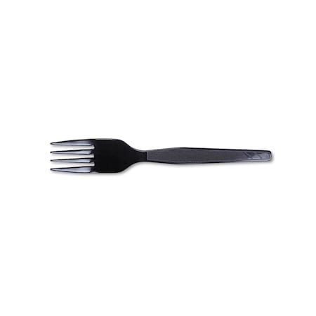 Disposable Fork, Black, PK1000